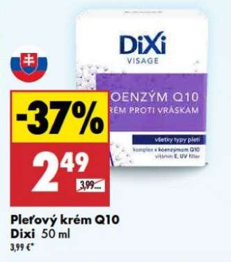 Pleťový krém Q10 Dixi 50 ml