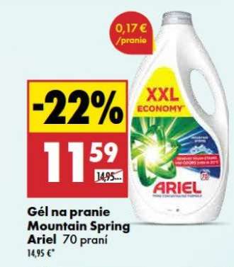 Gél na pranie Mountain Spring Ariel 70 praní