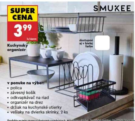 Kuchynský organizér