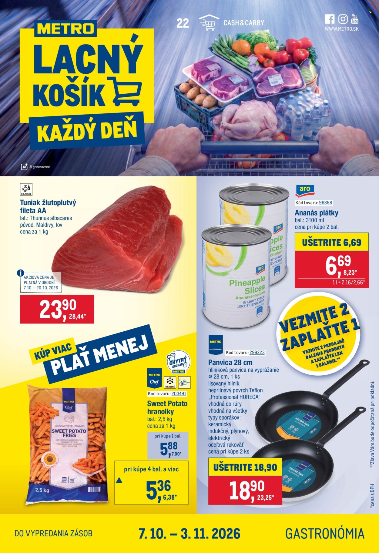 Leták Metro - 7.10.2026 - 3.11.2026. Strana 1