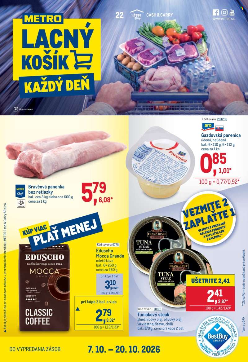 Leták Metro - 7.10.2026 - 20.10.2026.