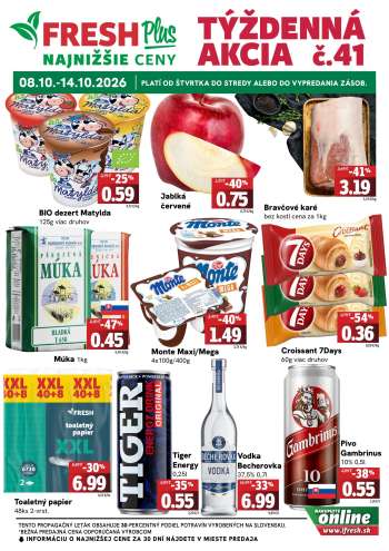 Leták FRESH - 8.10.2026 - 14.10.2026.