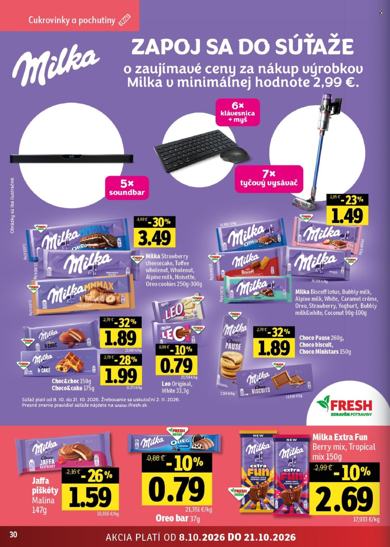 Leták FRESH - 8.10.2026 - 21.10.2026. Strana 30