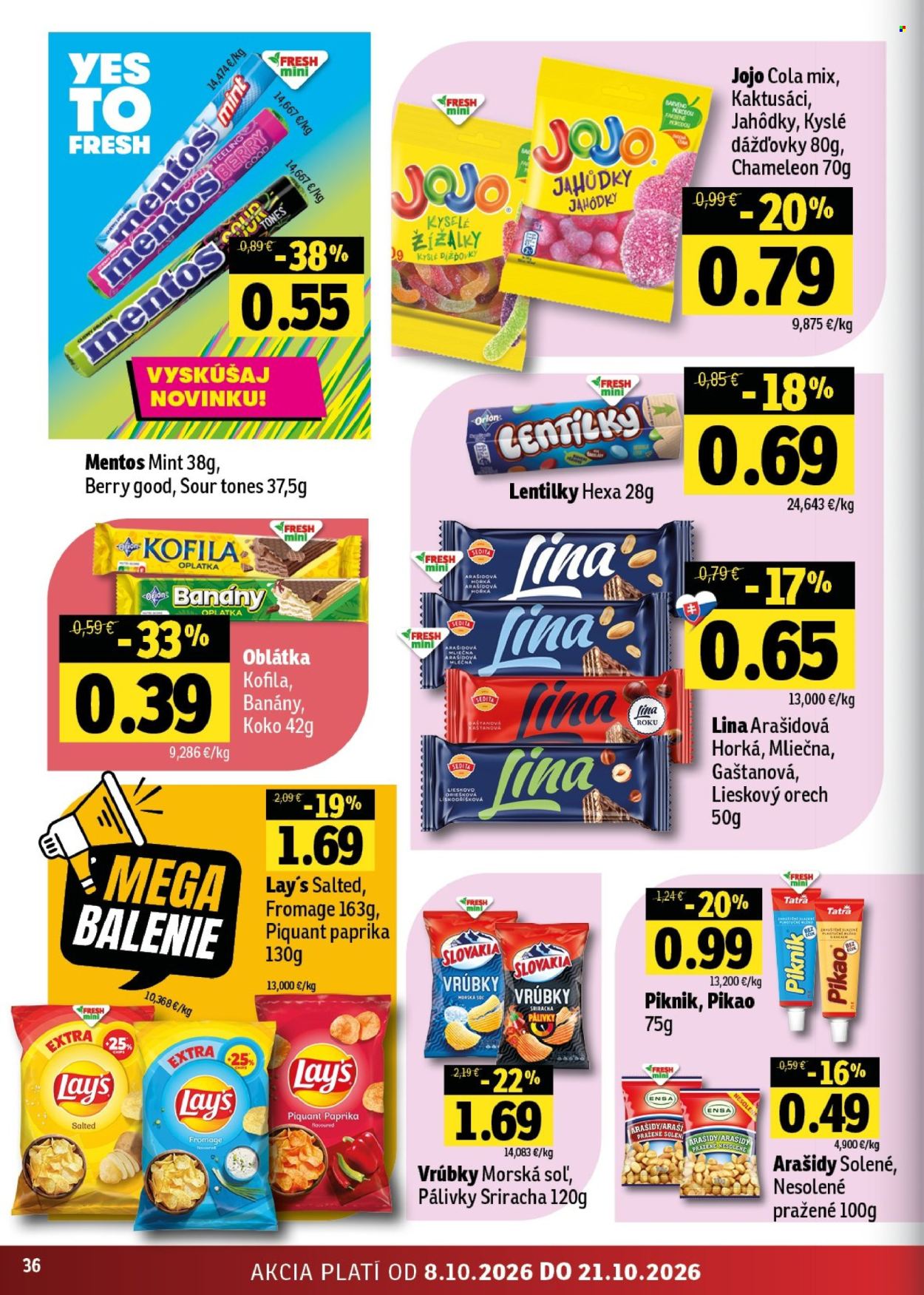 Leták FRESH - 8.10.2026 - 21.10.2026. Strana 36