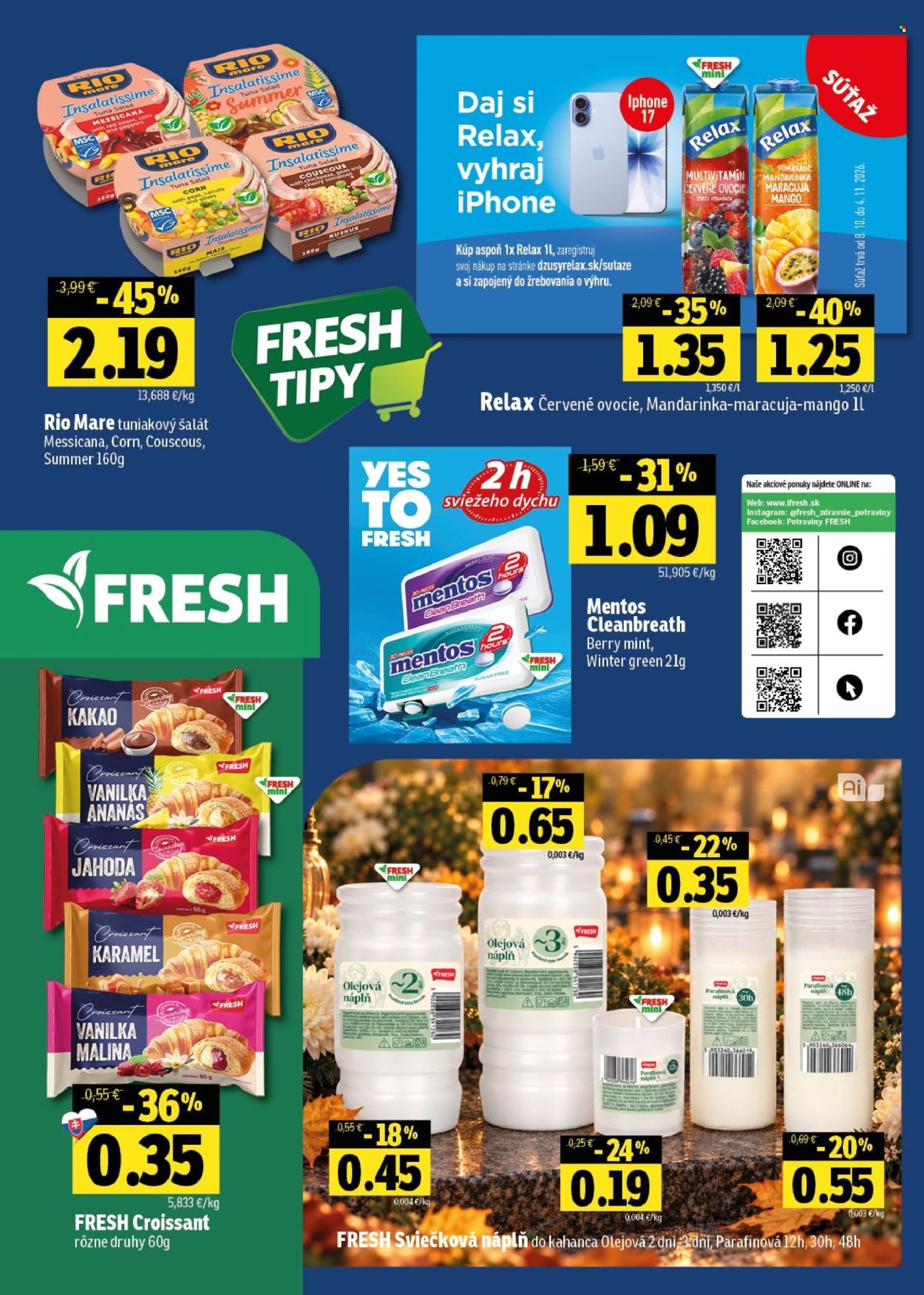 Leták FRESH - 8.10.2026 - 21.10.2026. Strana 54