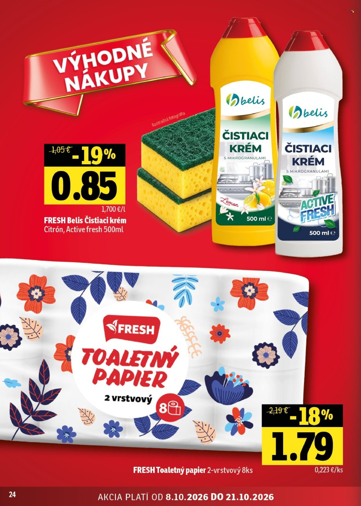 Leták FRESH - 8.10.2026 - 21.10.2026. Strana 24