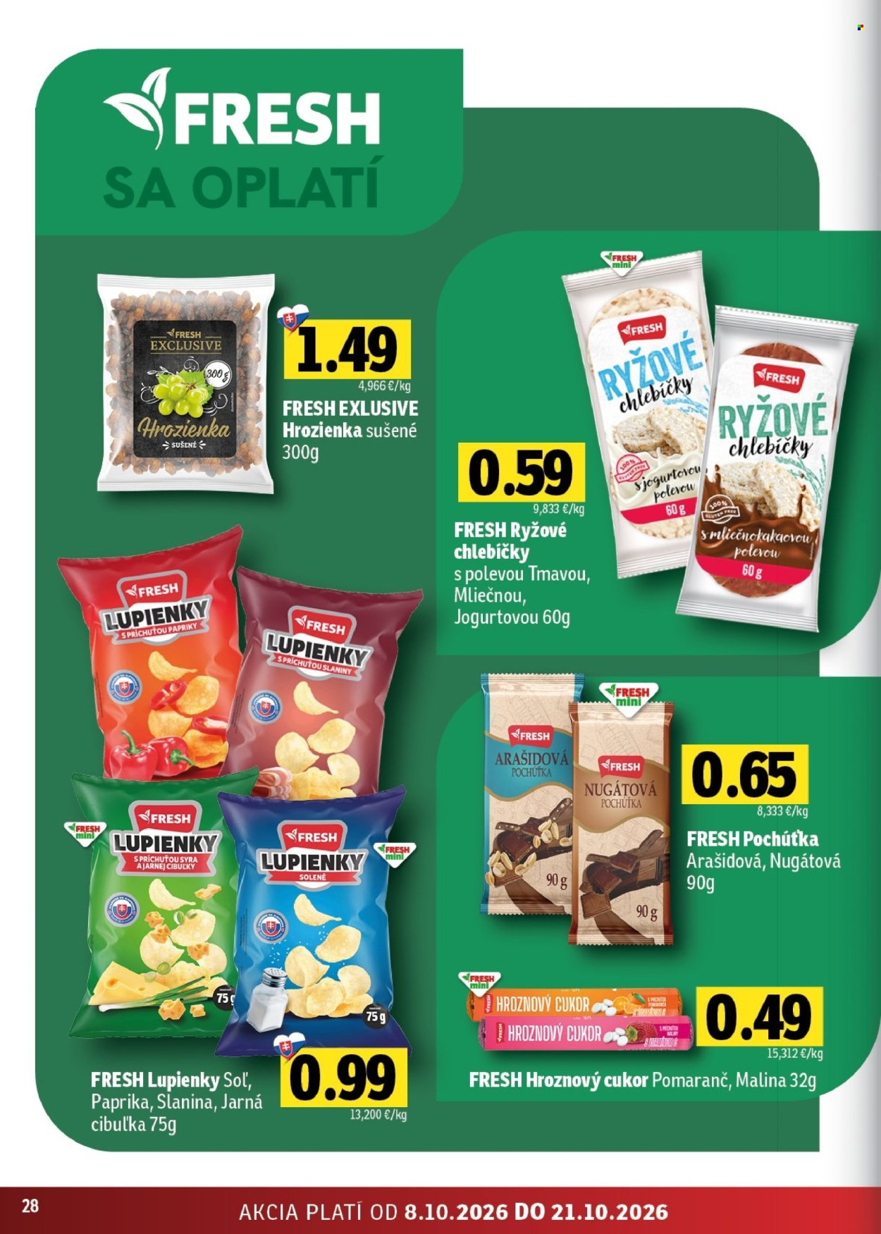 Leták FRESH - 8.10.2026 - 21.10.2026. Strana 28
