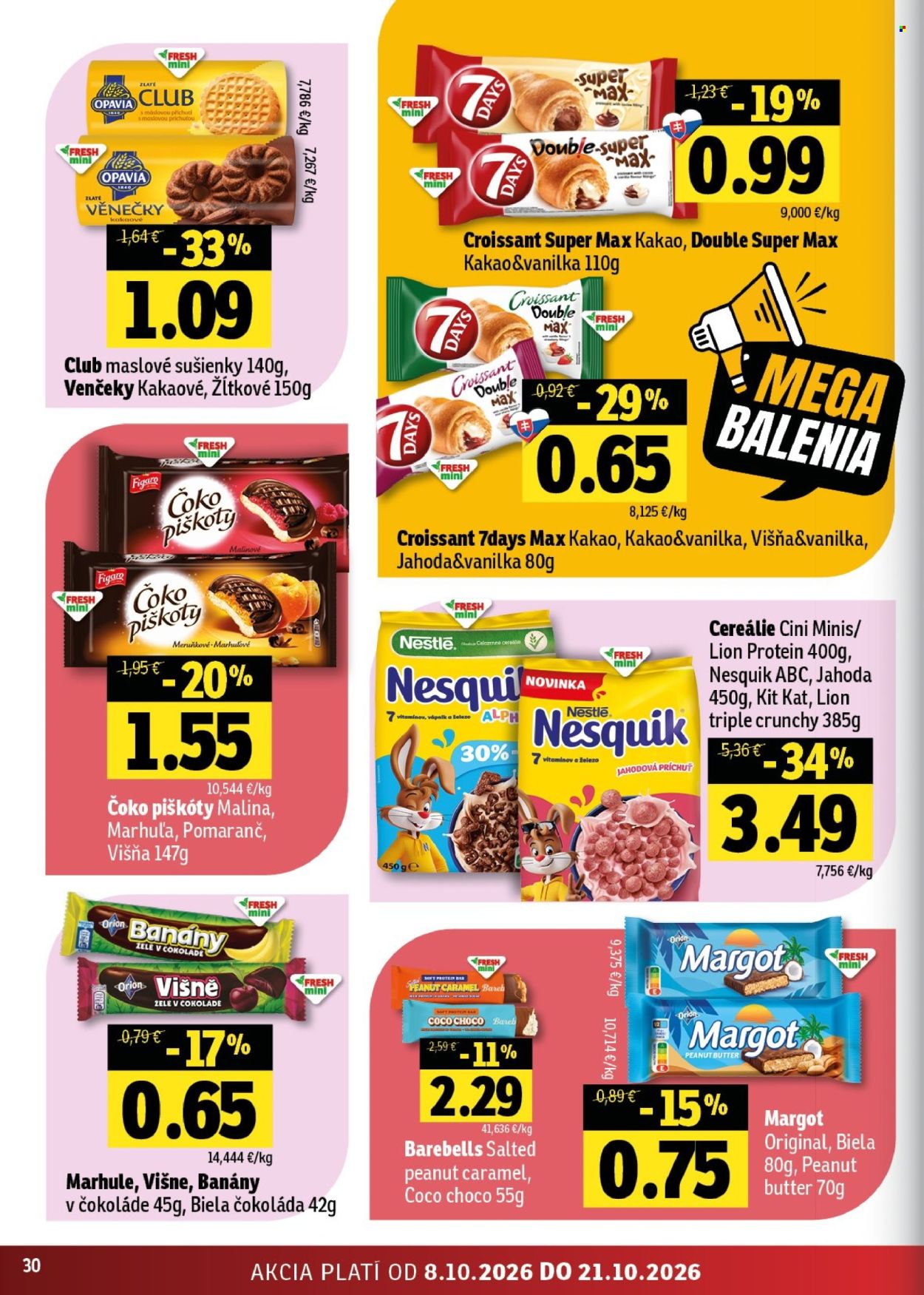 Leták FRESH - 8.10.2026 - 21.10.2026. Strana 30