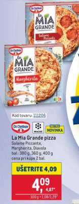 La Mia Grande pizza