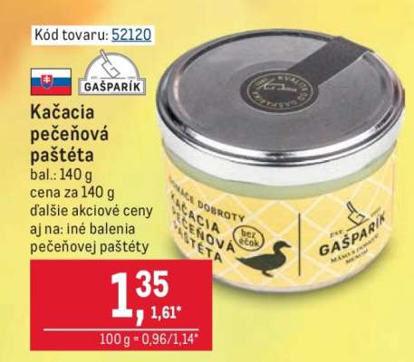 Kačacia pečeňová paštéta