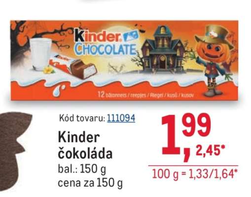 KINDER Čokoláda