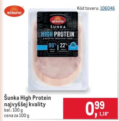 Šunka High Protein najvyššej kvality