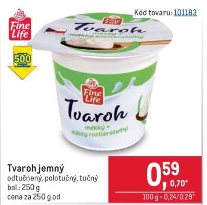 Tvaroh jemný