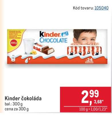 KINDER Čokoláda