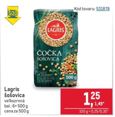 Lagris šošovica