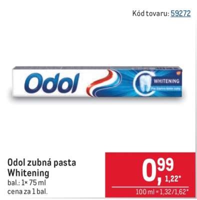 Odol zubná pasta Whitening