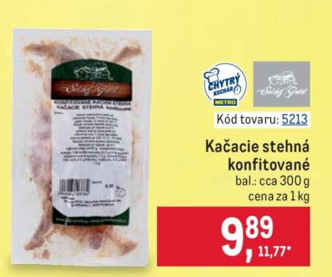 Kačacie stehná konfitované