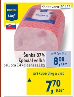 Šunka 87 % špeciál veľká