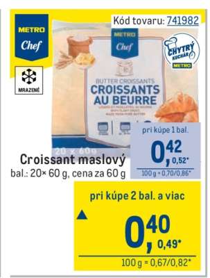 CROISSANT MASLOVÝ