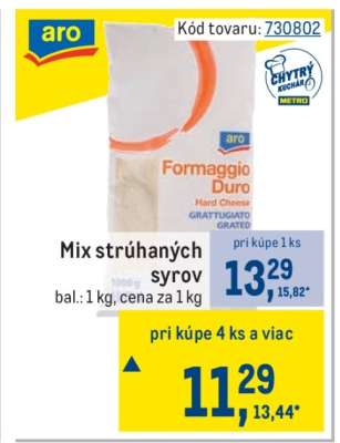 Mix strúhaných syrov