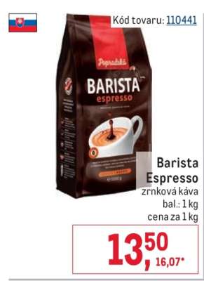 Barista, Espresso