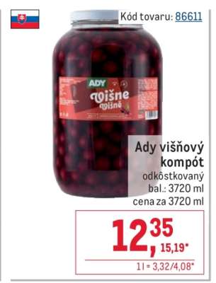 Ady višňový kompót