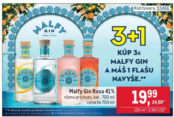 Malfy Gin Rosa 41 %