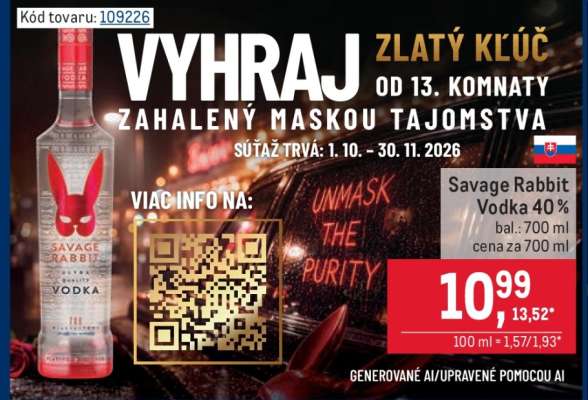 Savage Rabbit Vodka 40 %
