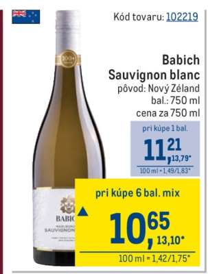Babich Sauvignon Blanc