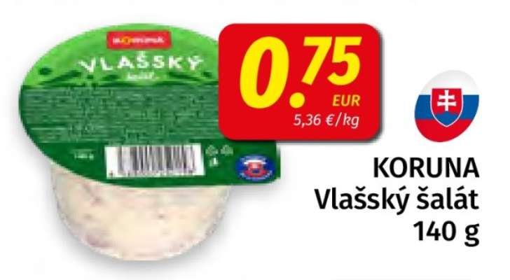 KORUNA Vlašský šalát 140 g