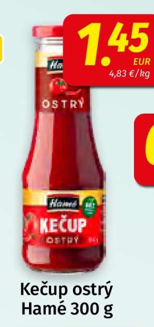 Kečup ostrý Hamé 300 g