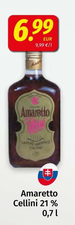 Amaretto Cellini 21 %