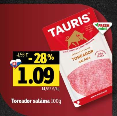 Toreador saláma 100g