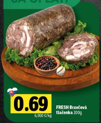 FRESH Bravčová tlačenka 100g