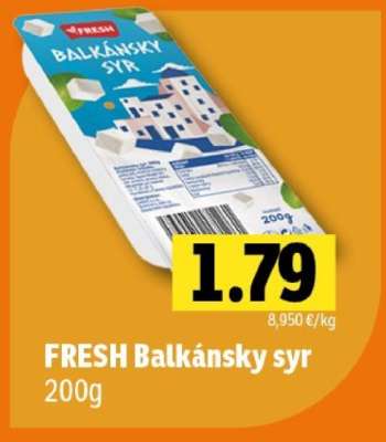 FRESH Balkánsky syr