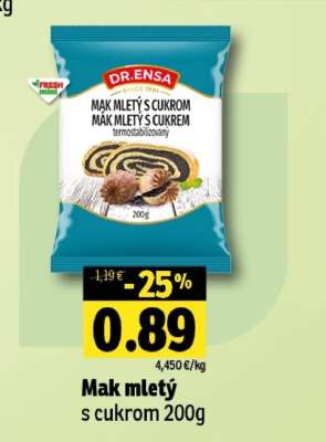 Mak mletý s cukrom 200g