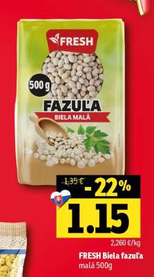 FRESH Biela fazuľa malá 500g