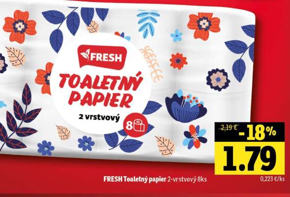 FRESH Toaletný papier