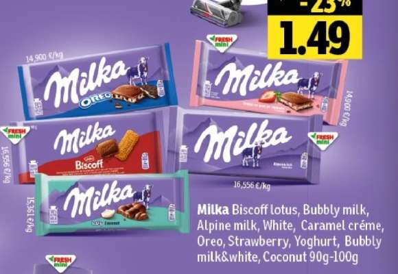 Milka Chocolate Bars