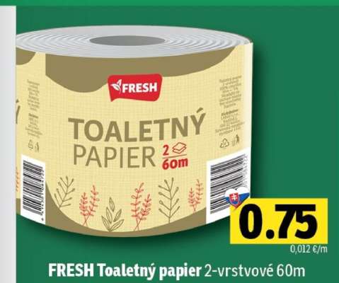 FRESH Toaletný papier