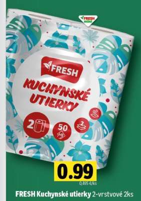 FRESH Kuchynské utierky