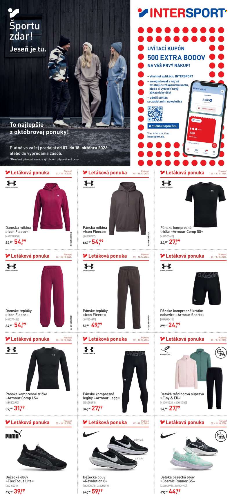 Leták Intersport - 7.10.2026 - 18.10.2026.