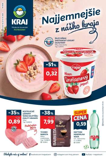 Leták Kraj - 8.10.2026 - 14.10.2026.
