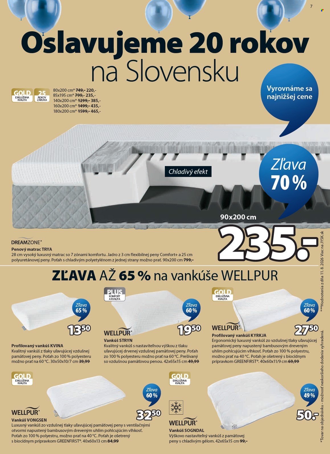 Leták JYSK - 7.10.2026 - 20.10.2026. Strana 8