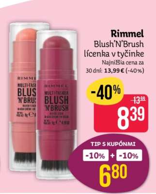 Rimmel Blush’N’Brush lícenka v tyčinke