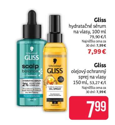 Gliss olejový ochranný sprej na vlasy