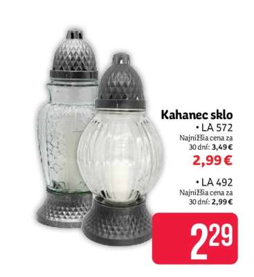 Kahanec sklo