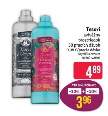 Tesori avivážny prostriedok