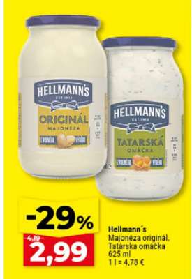 Hellmann's Majonéza Originál, Tatárska omáčka