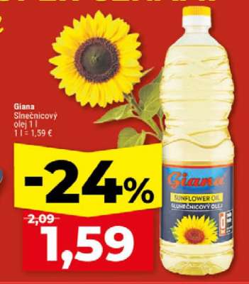 Giana Slunečnicový olej